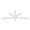 Ekena Millwork Davenport Architectural Grade PVC Gable Bracket, 108"W x 36"H x 6"D x 6"F, 8/12 Pitch GBP108X36X0606DAV00 - alternate 5